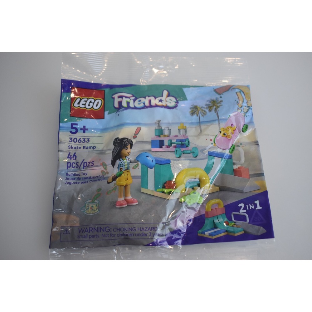 Lego Friends Skate Ramp 30633 Poly Bag Set New Factory Sealed 2023 Retired